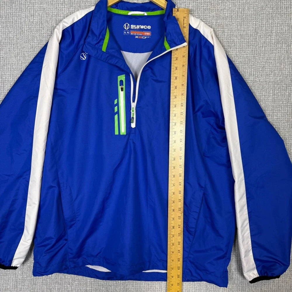 Sunice‎ Sport Pullover Windbreaker Lightweight Jacket XL Golf Blue
